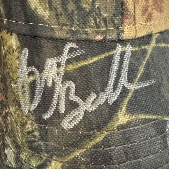 Leupold Optics Hat Cap Scope Logo Camouflage Adjustable H & L Strapback Signed - Picture 9 of 10